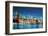 New York City Skyline-null-Framed Art Print