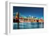 New York City Skyline-null-Framed Art Print