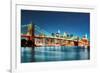 New York City Skyline-null-Framed Art Print