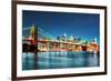 New York City Skyline-null-Framed Art Print