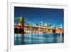 New York City Skyline-null-Framed Art Print