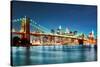 New York City Skyline-null-Stretched Canvas