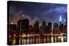New York City Skyline-kyledover-Stretched Canvas