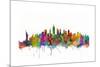 New York City Skyline-Michael Tompsett-Mounted Art Print