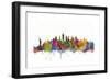 New York City Skyline-Michael Tompsett-Framed Premium Giclee Print