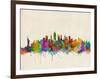 New York City Skyline-Michael Tompsett-Framed Art Print