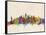 New York City Skyline-Michael Tompsett-Framed Stretched Canvas