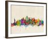 New York City Skyline-Michael Tompsett-Framed Art Print