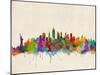 New York City Skyline-Michael Tompsett-Mounted Art Print