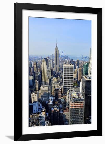 New York City Skyline-Patrick Warneka-Framed Photographic Print