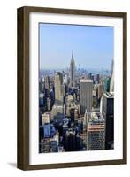 New York City Skyline-Patrick Warneka-Framed Photographic Print