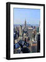 New York City Skyline-Patrick Warneka-Framed Photographic Print