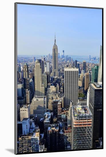 New York City Skyline-Patrick Warneka-Mounted Photographic Print