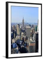 New York City Skyline-Patrick Warneka-Framed Photographic Print