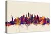 New York City Skyline-Michael Tompsett-Stretched Canvas