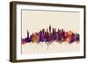 New York City Skyline-Michael Tompsett-Framed Art Print