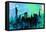 New York City Skyline-NaxArt-Framed Stretched Canvas