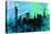 New York City Skyline-NaxArt-Stretched Canvas