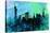 New York City Skyline-NaxArt-Stretched Canvas