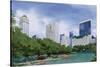 New York City Skyline-Kestrel Michaud-Stretched Canvas