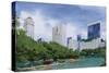 New York City Skyline-Kestrel Michaud-Stretched Canvas