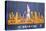 New York City Skyline-Design Turnpike-Stretched Canvas