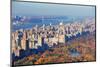 New York City Skyscrapers in Midtown Manhattan Aerial Panorama View in the Day with Central Park An-Songquan Deng-Mounted Photographic Print