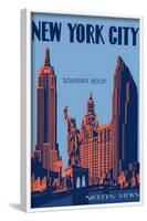 New York City Souvenir Book-null-Framed Poster