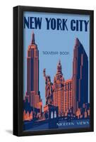 New York City Souvenir Book-null-Framed Poster