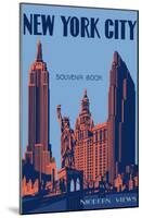 New York City Souvenir Book-null-Mounted Poster