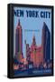 New York City Souvenir Book-null-Framed Poster