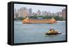 New York City Staten Island Ferry Photo Print Poster-null-Framed Stretched Canvas