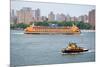 New York City Staten Island Ferry-null-Mounted Photo