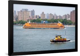 New York City Staten Island Ferry-null-Framed Photo