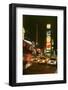 New York city street at night-null-Framed Photographic Print