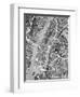 New York City Street Map-Michael Tompsett-Framed Art Print