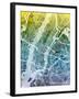 New York City Street Map-Tompsett Michael-Framed Art Print