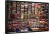 New York City Subway News Stand Photo Poster-null-Framed Poster