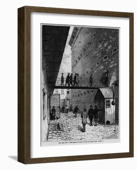 New York City-- the Bridge of Sighs , in the City Prison.-null-Framed Giclee Print