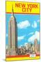 New York City, The World's Fun City-null-Mounted Art Print