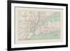 New York City Transportation Map-The Vintage Collection-Framed Giclee Print