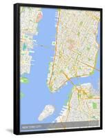 New York City, United States of America Map-null-Framed Poster