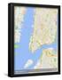 New York City, United States of America Map-null-Framed Poster