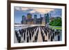 New York City, USA City Skyline on the East River-Sean Pavone-Framed Photographic Print