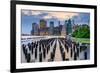 New York City, USA City Skyline on the East River-Sean Pavone-Framed Photographic Print