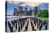 New York City, USA City Skyline on the East River-Sean Pavone-Stretched Canvas