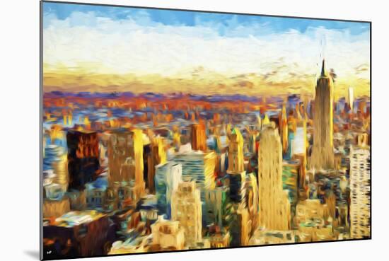 New York City V - In the Style of Oil Painting-Philippe Hugonnard-Mounted Giclee Print