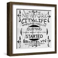 New York City Vector Art-emeget-Framed Art Print