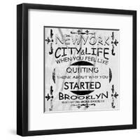 New York City Vector Art-emeget-Framed Art Print