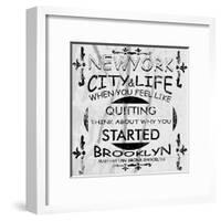 New York City Vector Art-emeget-Framed Art Print